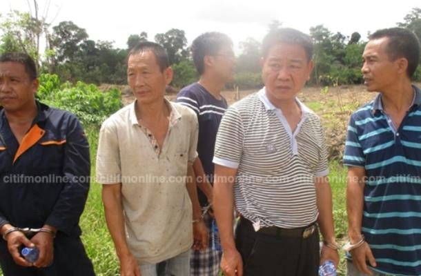 Chinese were arrested