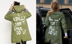 Melania Trump I don't care jacket