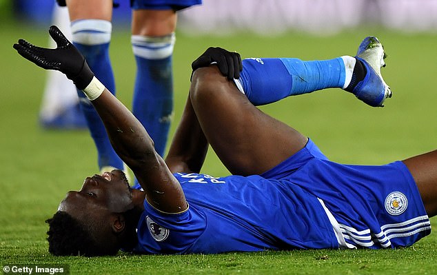 Daniel Amartey suffered injury while playing for Leicester