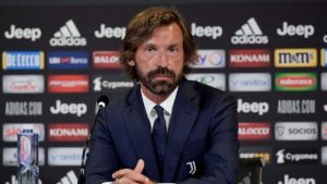 Juventus coach Andrea Pirlo