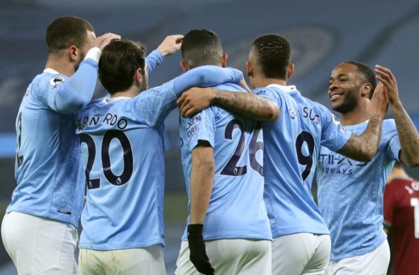 Manchester City took another stride towards claiming the Premier League title by beating Wolves, Gabriel Jesus striking twice