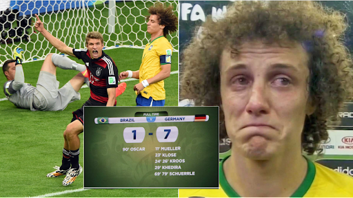 Germany defeated Brazil 7-1 at the 2014 World Cup