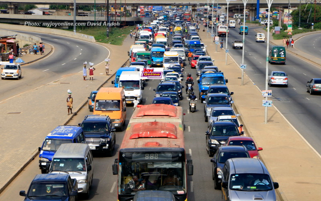 Road traffic in Ghana