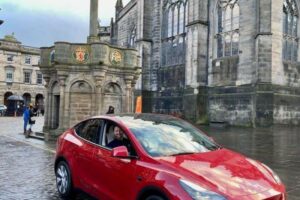 Edinburgh Couple's Costly Tesla Conundrum: Facing a €20,000 Repair Bill in Rain Mishap