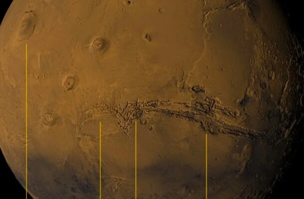 Unveiling the Martian Mystery: The Hidden Volcano of Noctis Labyrinthus | Ghanaguardian.com Unveiling the Martian Mystery: The Hidden Volcano of Noctis Labyrinthus