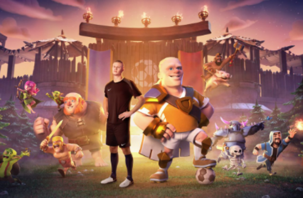 Erling Haaland Enters the Digital Realm: Becomes a Character in Clash of Clans