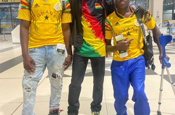 Two Ghana Wheelchair Tennis Junior Players participate in an ITF Junior Tournament