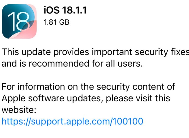 Apple Issues Urgent iPhone Update to iOS 18.1.1: A Crucial Security Fix