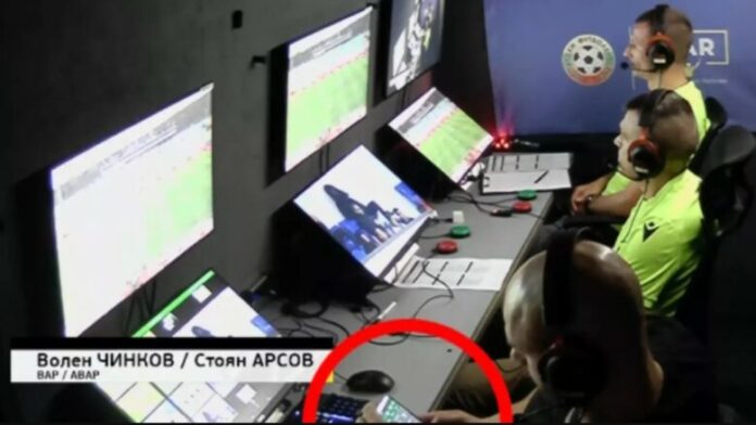 Caught Betting from the VAR Room: Bulgarian Official Suspended After Shocking Footage Emerges