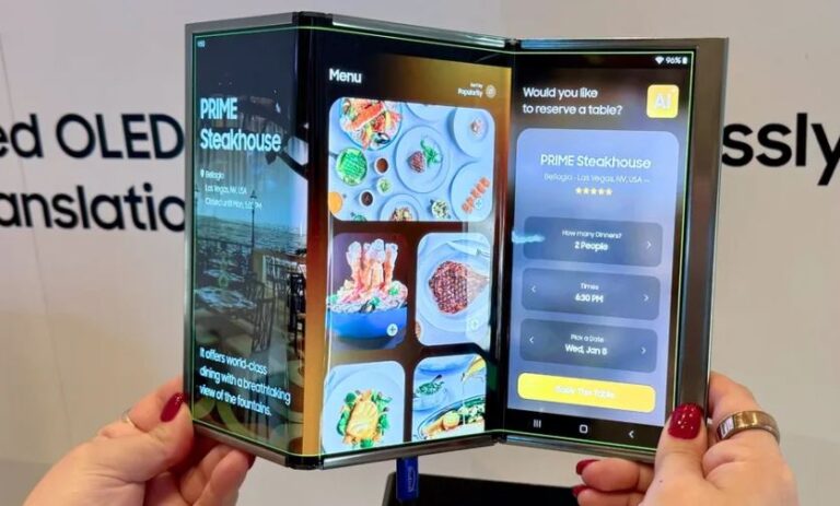 Samsung’s Three-Screen Smartphone Set for Late 2025 Launch with Hefty Price Tag