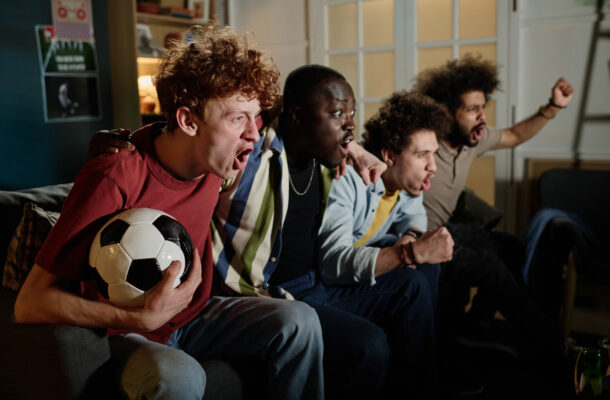 Soccer Fans Watching Match In Evening | Ghanaguardian.com