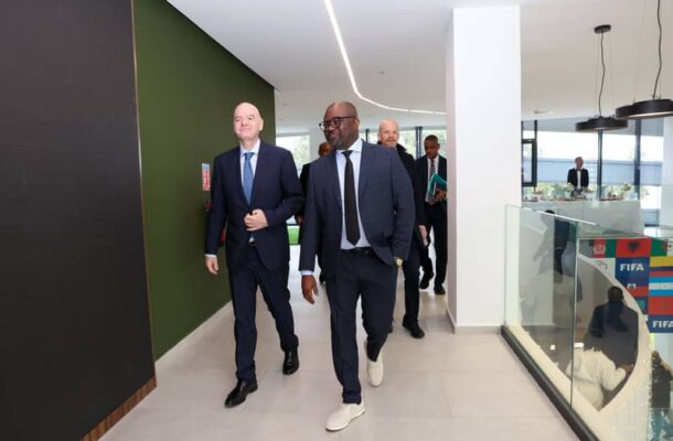 Okraku and Infantino | Ghanaguardian.com