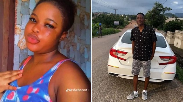 Vera Asare (convict) (L) late Daniel Omane (victim) (R)