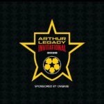 Logo for the Arthur Legacy Invitational 2026 featuring a yellow star badge, circular star emblem, and sponsor line on a black patterned background.