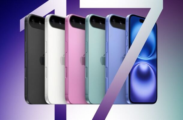 iPhone-17 | Ghanaguardian.com Lineup of iPhone 7 models in black, white, pink, mint, blue and purple with a large 7 in the background.