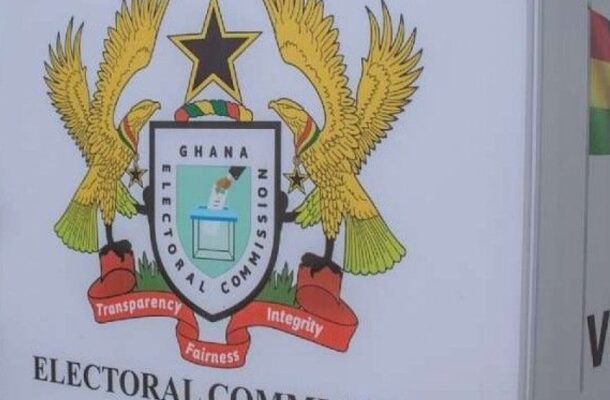 image_870x_6a3155252436c | Ghanaguardian.com Ghana Electoral Commission seal with a shield, golden eagles, a star, and a red ribbon reading Transparency, Fairness, Integrity.
